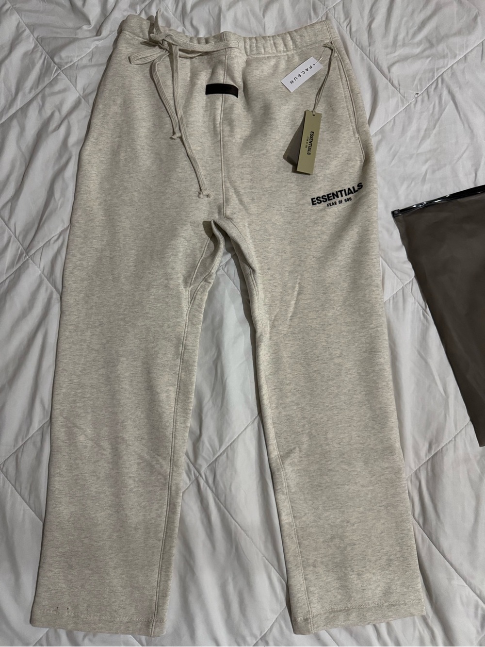 Essentials Men’s Oatmeal Drawstring Sweatpants